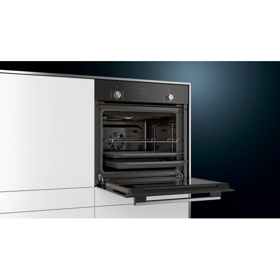 Siemens iQ300 Ankastre Elektrikli Fırın Siyah Siemens iQ300 Ankastre Elektrikli Fırın Siyah