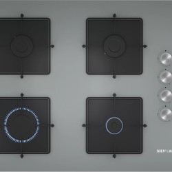 Siemens iQ100 Gazlı Ocak 67 cm Titanium gri