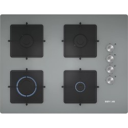 Siemens iQ100 Gazlı Ocak 67 cm Titanium gri
